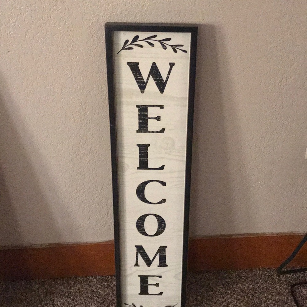 Welcome sign
